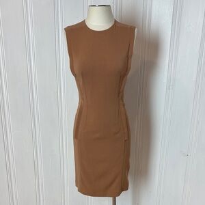 ✨ ALEXANDER WANG Camel Sculpted Cocktail Dress – New With Tags (Size 2) ✨